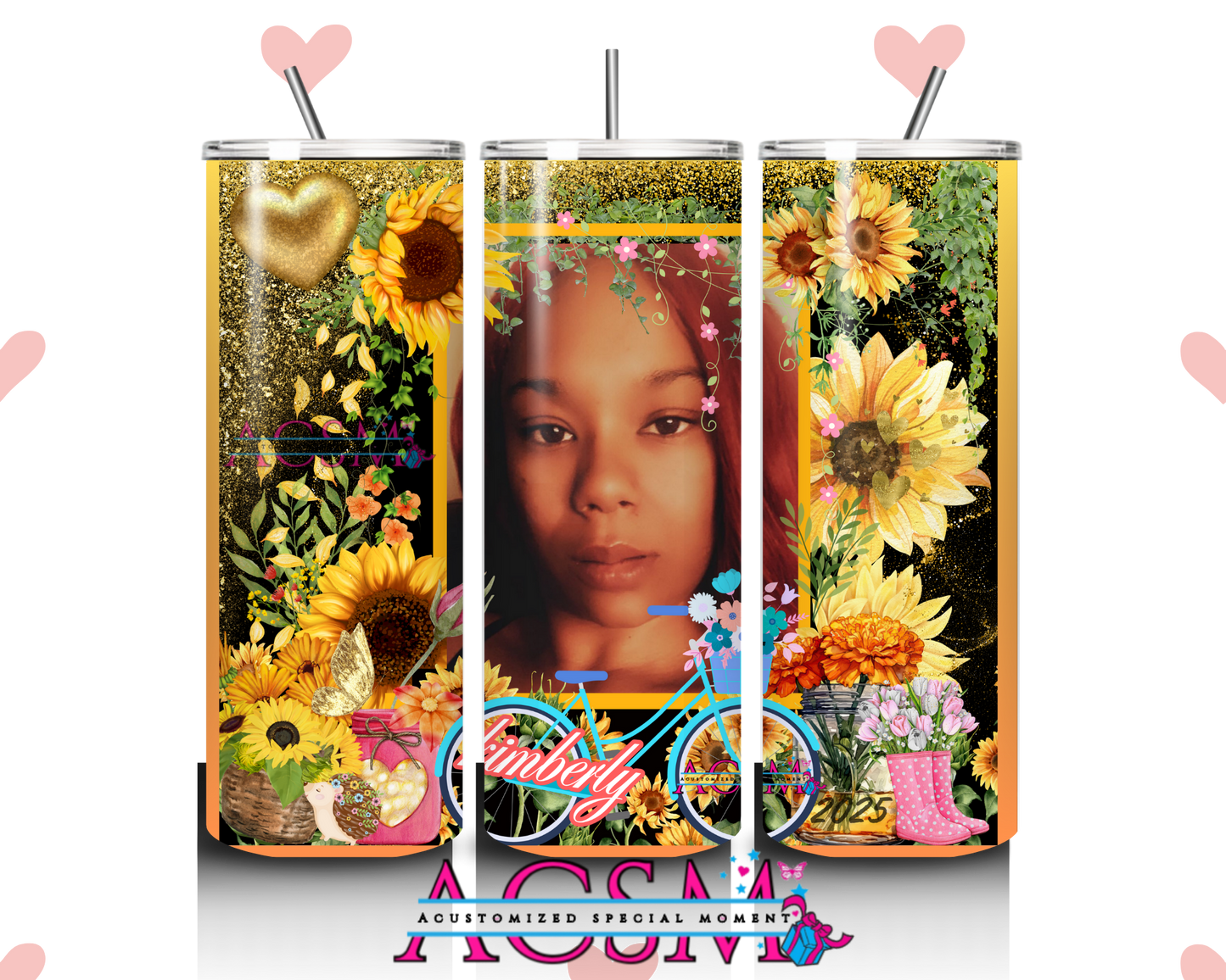 PHOTO SUNFLOWER TUMBLER