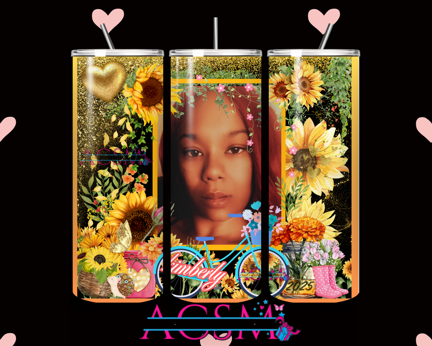 PHOTO SUNFLOWER TUMBLER